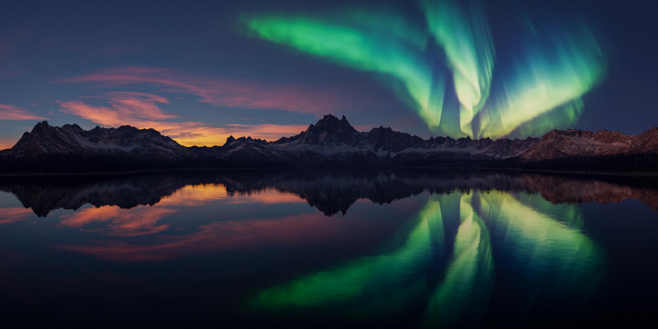 stunning sunset view at famous European destination